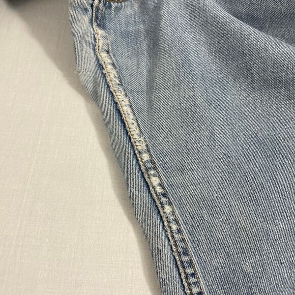 VTG 90s Levi's 551 Red Tab Jeans size 16L Lightwash Highwaist Retro - Picture 14 of 14